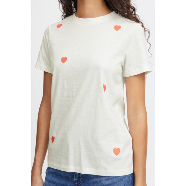 Ichi Women's Ihcamino SS18 T-shirt | Hot Coral – The Boutique Waltham