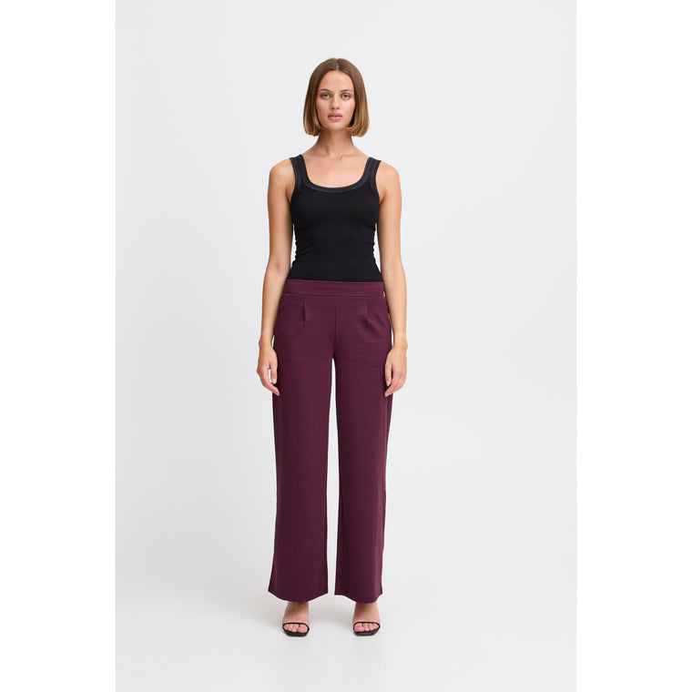 Ichi Women’s Wide Trousers Long Fig | Ihkate Sus Wide PA2