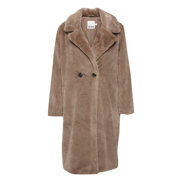 Ichi Women's Faux Fur Coat | Shitake Ihhaya Ja