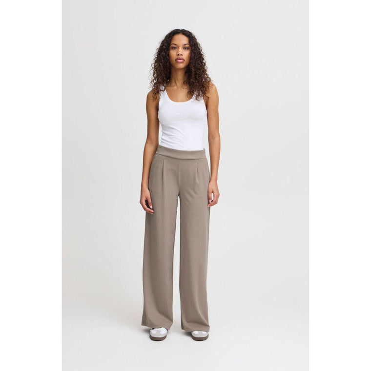 Ichi Women’s Trousers Long Fungi | Ihkate Sus Wide PA2