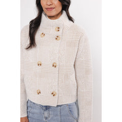 Rino & Pelle Women’s Beth Short Jacket | Stone Check