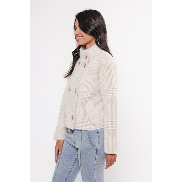 Rino & Pelle Women’s Beth Short Jacket | Stone Check