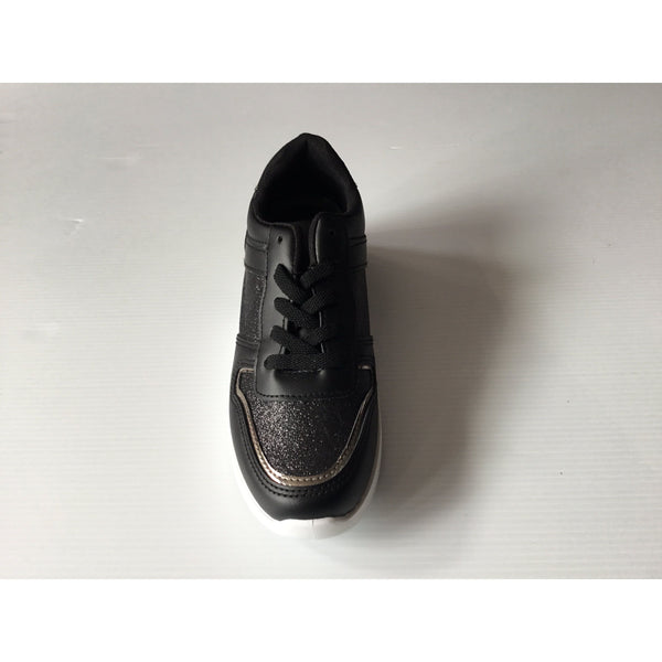 Shoes Women’s Trainers Lace Up | Black YD51