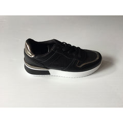 Shoes Women’s Trainers Lace Up | Black YD51