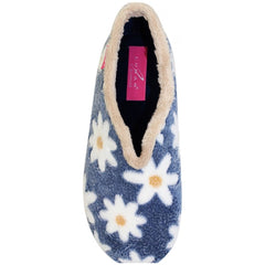 Lunar Women’s Slippers Daisy Flower | Blue KLA021BL