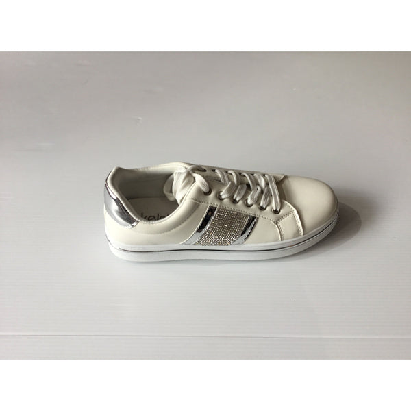 Shoes Trainers White Silver | YD135