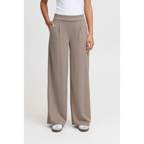 Ichi Women’s Trousers Long Fungi | Ihkate Sus Wide PA2