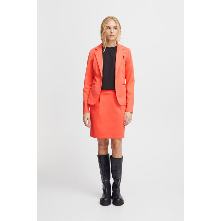 Ichi Women’s Ihkate Blazer | Hot Coral